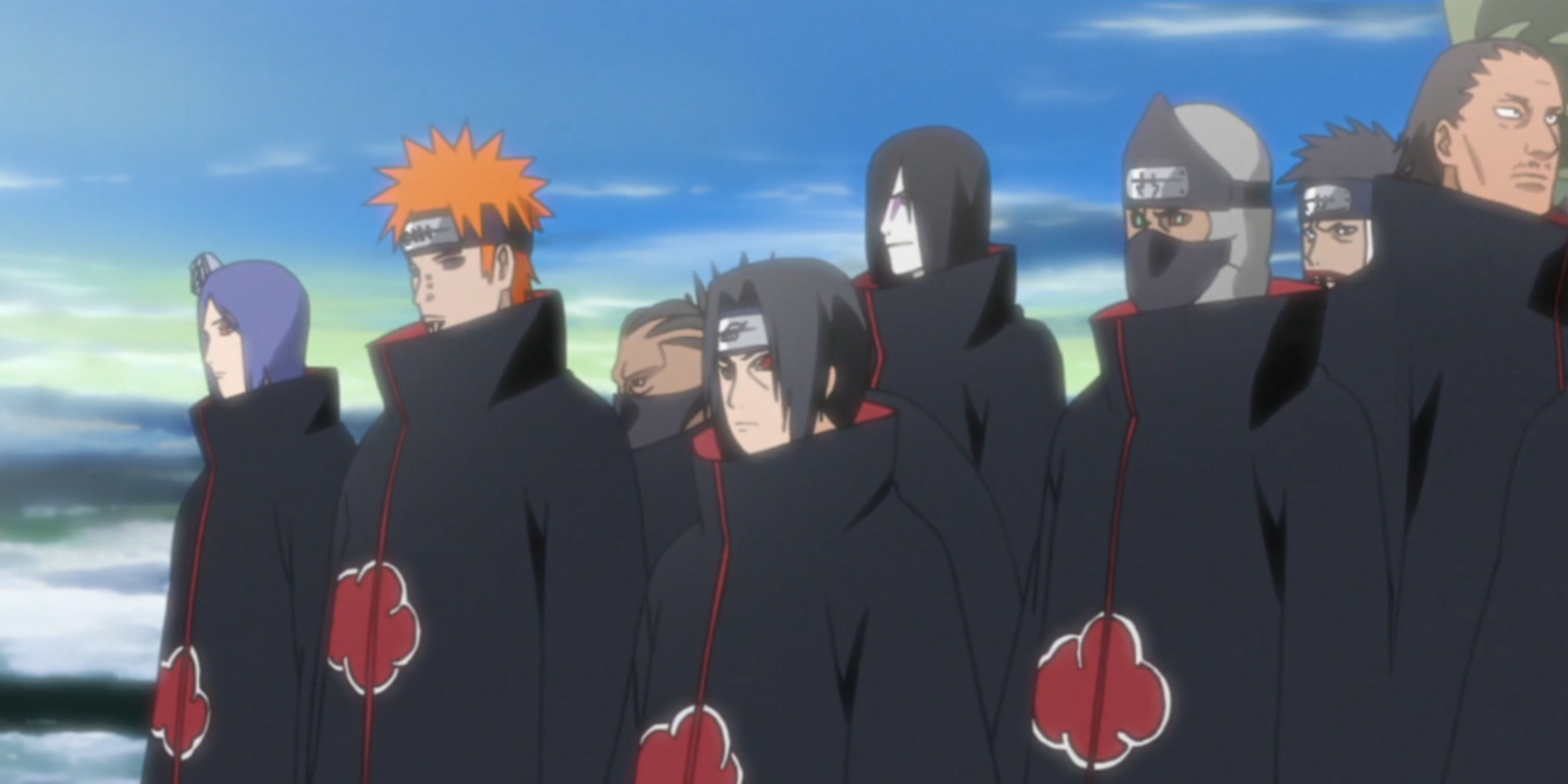 O ranking de força dos integrantes da Akatsuki