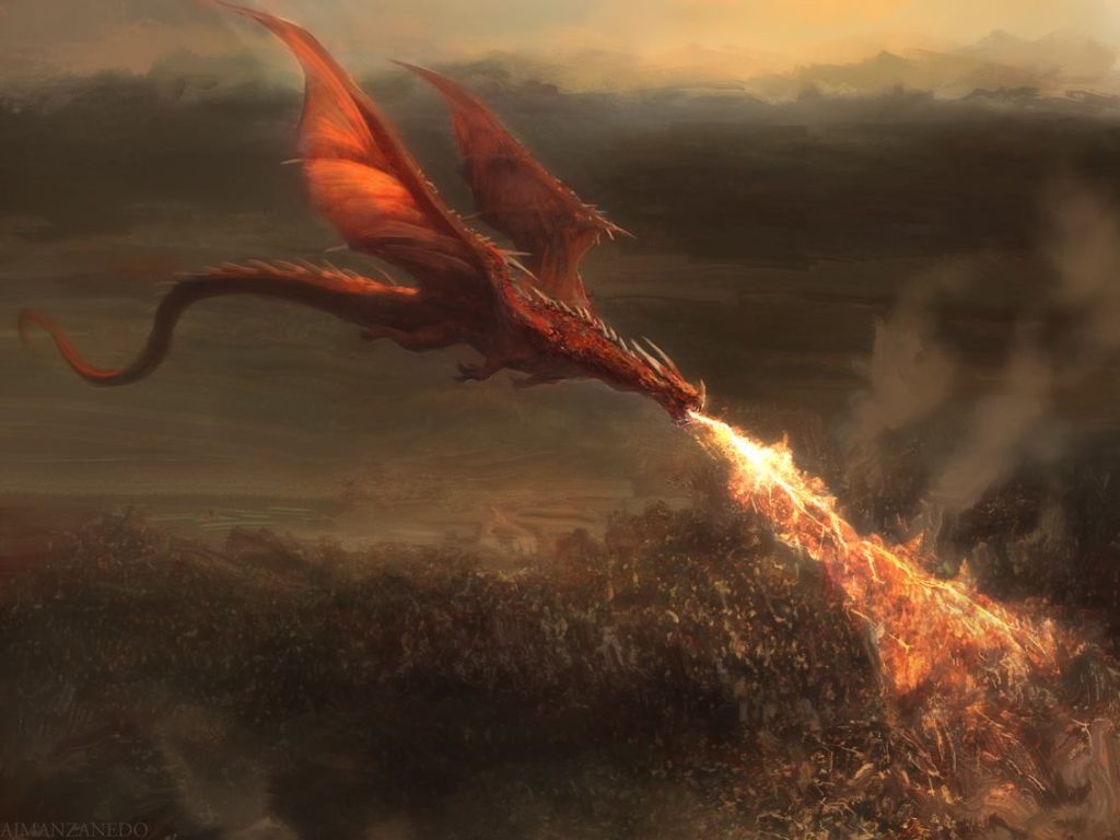 O maior dragão do Senhor dos Anéis era Ancalagon, não Smaug