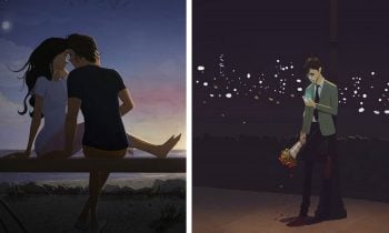 Esse artista britânico ilustrou sentimentos que só quem já se apaixonou vai entender