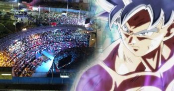 Milhares de pessoas se reúnem para assistir ao episódio épico de Dragon Ball Super