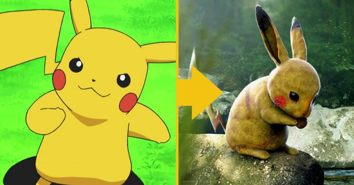 36 incríveis imagens que mostram como os Pokémon seriam na vida real –  Fatos Desconhecidos