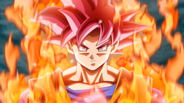 Goku SSJG  Majin, Goku super saiyajin deus, Goku desenho