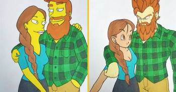 Artista recria foto com namorada em 10 traços famosos e o resultado é incrível