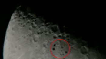 Astrônomo amador registra 3 objetos voadores não identificados orbitando a Lua [Vídeo]