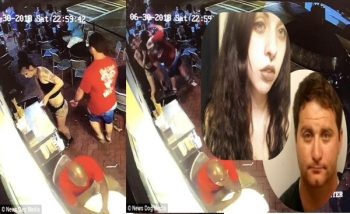 Mulher reage imediatamente e surpreende homem que se aproveitou dela [Vídeo]