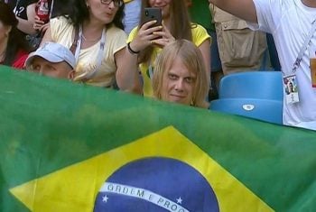 Finalmente descobrimos a identidade do torcedor misterioso