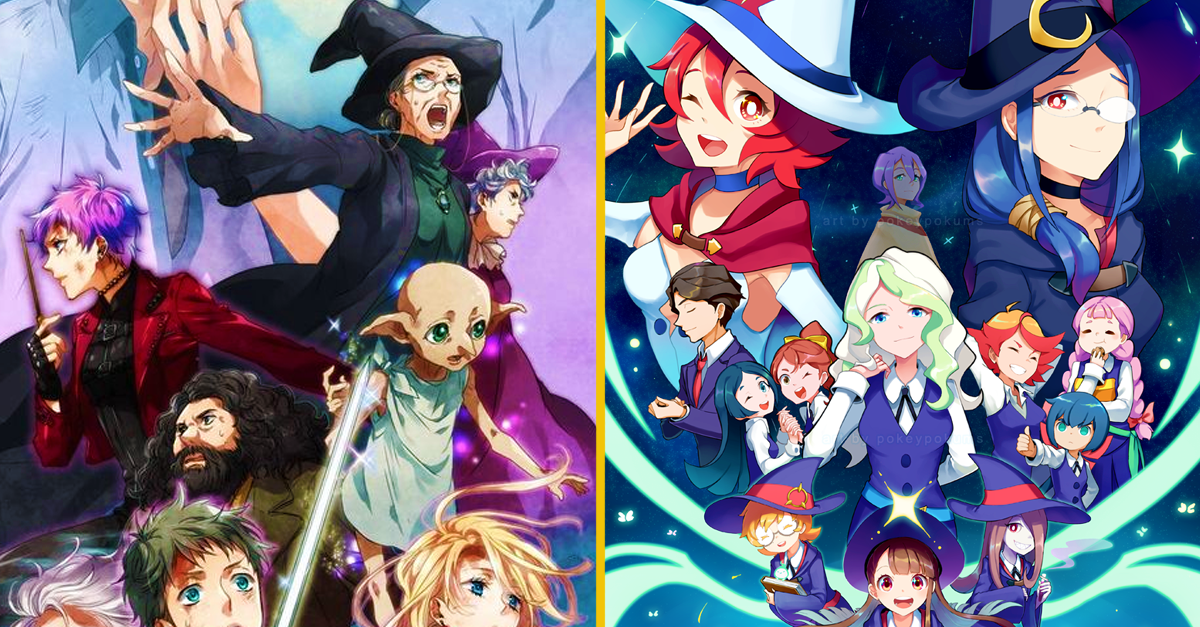 anime de escola de magia dublado