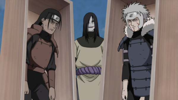 Quem era o terceiro ninja que Orochimaru tentou ressuscitar em Naruto?