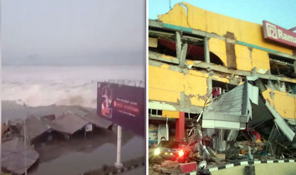 Imagens assustadoras mostram Indonésia sendo atingida por tsunami