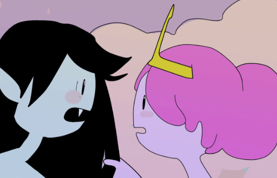 Em Hora de Aventura, Marceline e Princesa Jujuba se beijam e