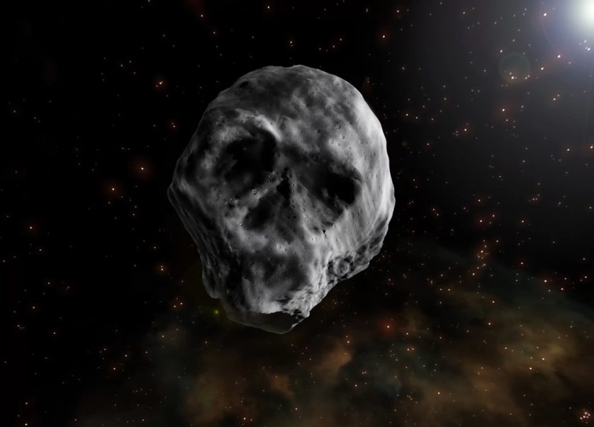 Asteroide em forma de caveira passará pela Terra