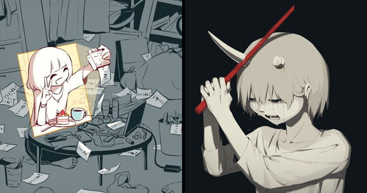 16 ilustrações que mostram sentimentos que todos tivemos de uma forma única