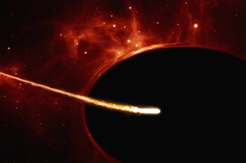 A teoria de que se poderia viajar pelo hiperespaço através de um buraco negro