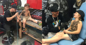 Homem faz tatuagens de graça para melhorar a vida de crianças em hospital