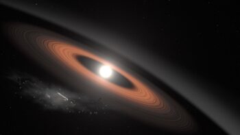 Uma astrônoma encontrou uma estrela branca com anéis misteriosos
