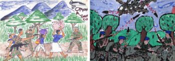8 desenhos que mostram como crianças traumatizadas veem o mundo