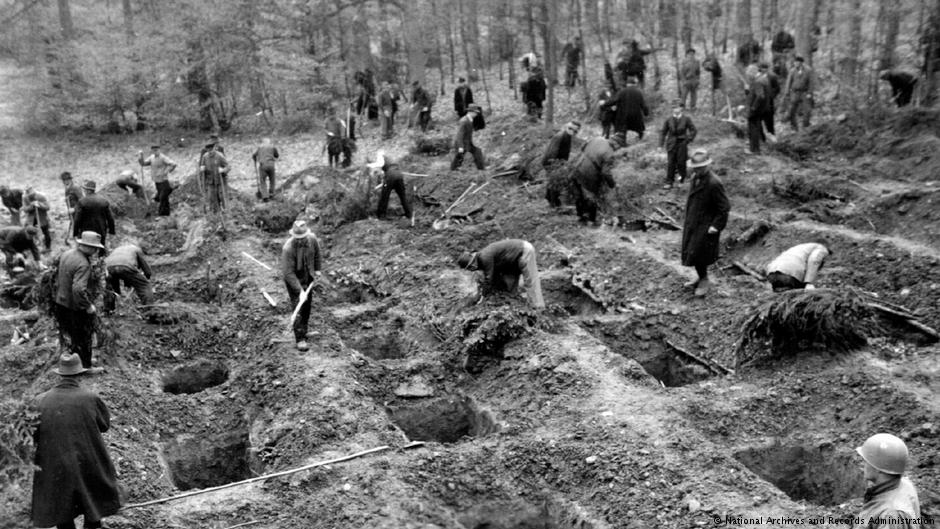 Os restos de um dos maiores massacres nazistas