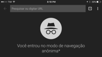 Aparentemente o modo anônimo não é tão anônimo assim, entenda