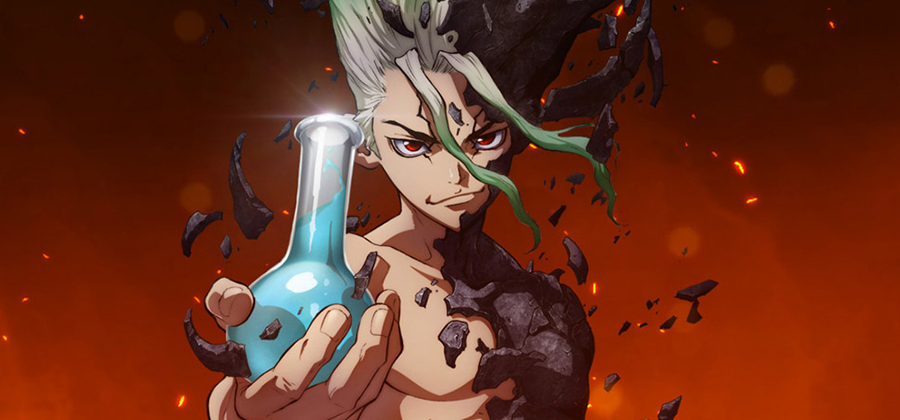 Dr. STONE: opção dublada da 3ª temporada já esta disponível na Crunchyroll