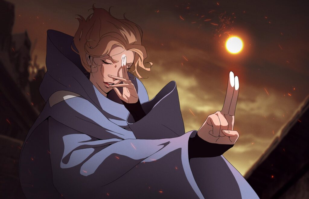 sypha 1024x660 - 4 DIFERENÇAS ENTRE OS JOGOS E O ANIME DE CASTLEVANIA