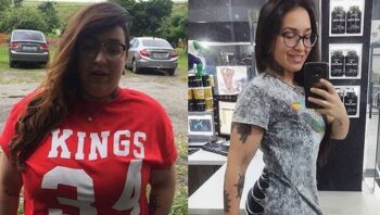 Mulher perde 55 quilos e sonha em ser fisiculturista