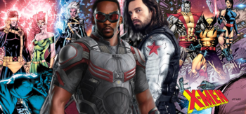 Foto de Falcão e o Soldado Invernal sugere referência aos X-Men