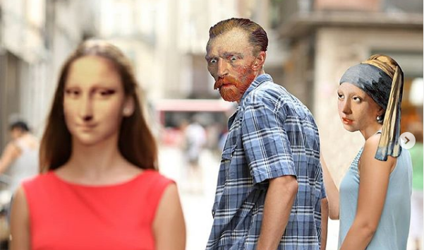 Veja obras de arte conhecidas colocadas em ambientes modernos