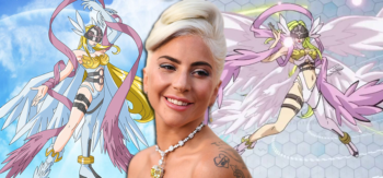 Arte incrível mostra como Lady Gaga ficaria como Angewomon
