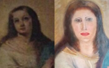 Outra obra de arte histórica da Espanha tem desastre na restauração