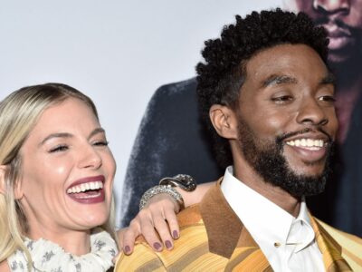 Por que Chadwick Boseman doou parte de seu salário para Sienna Miller?