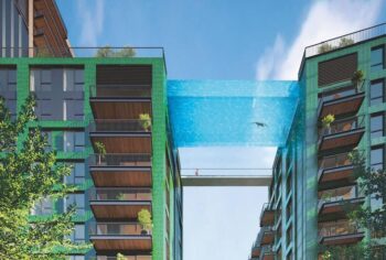 Como é nadar na única piscina panorâmica do mundo