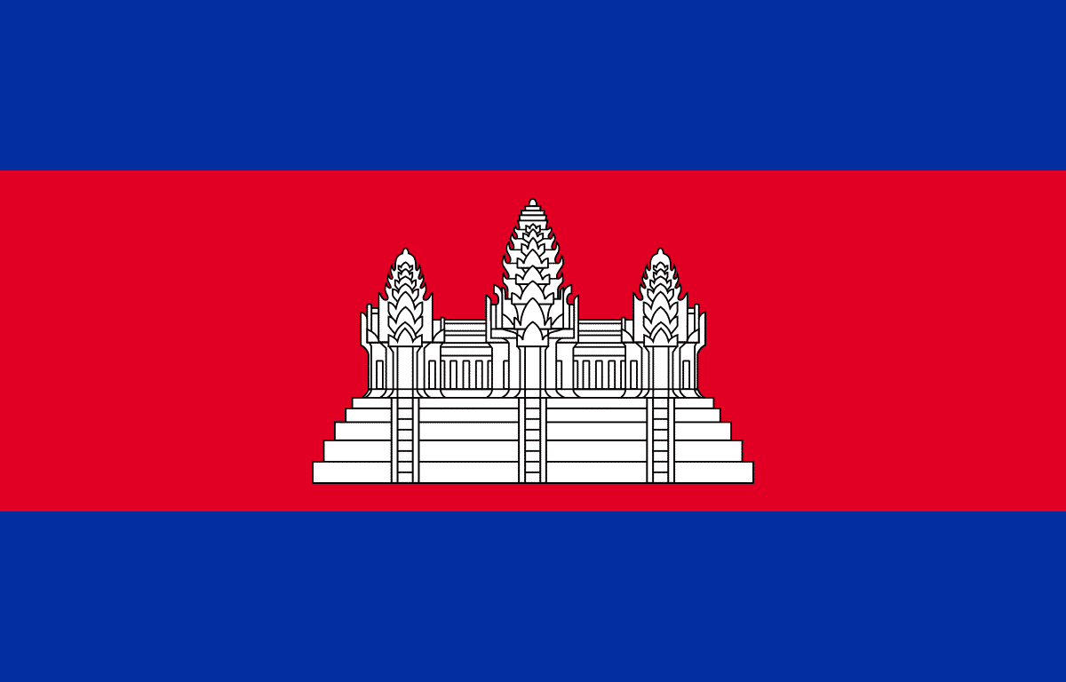 Bandeira Camboja