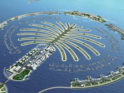 Ilhas artificiais em Dubai
