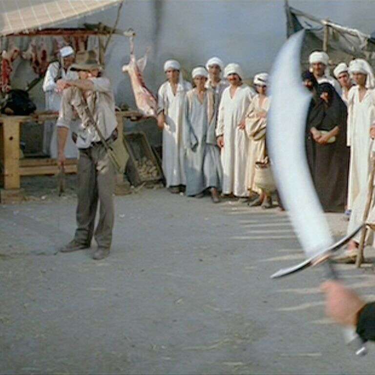 Cenas improvisadas Indiana Jones