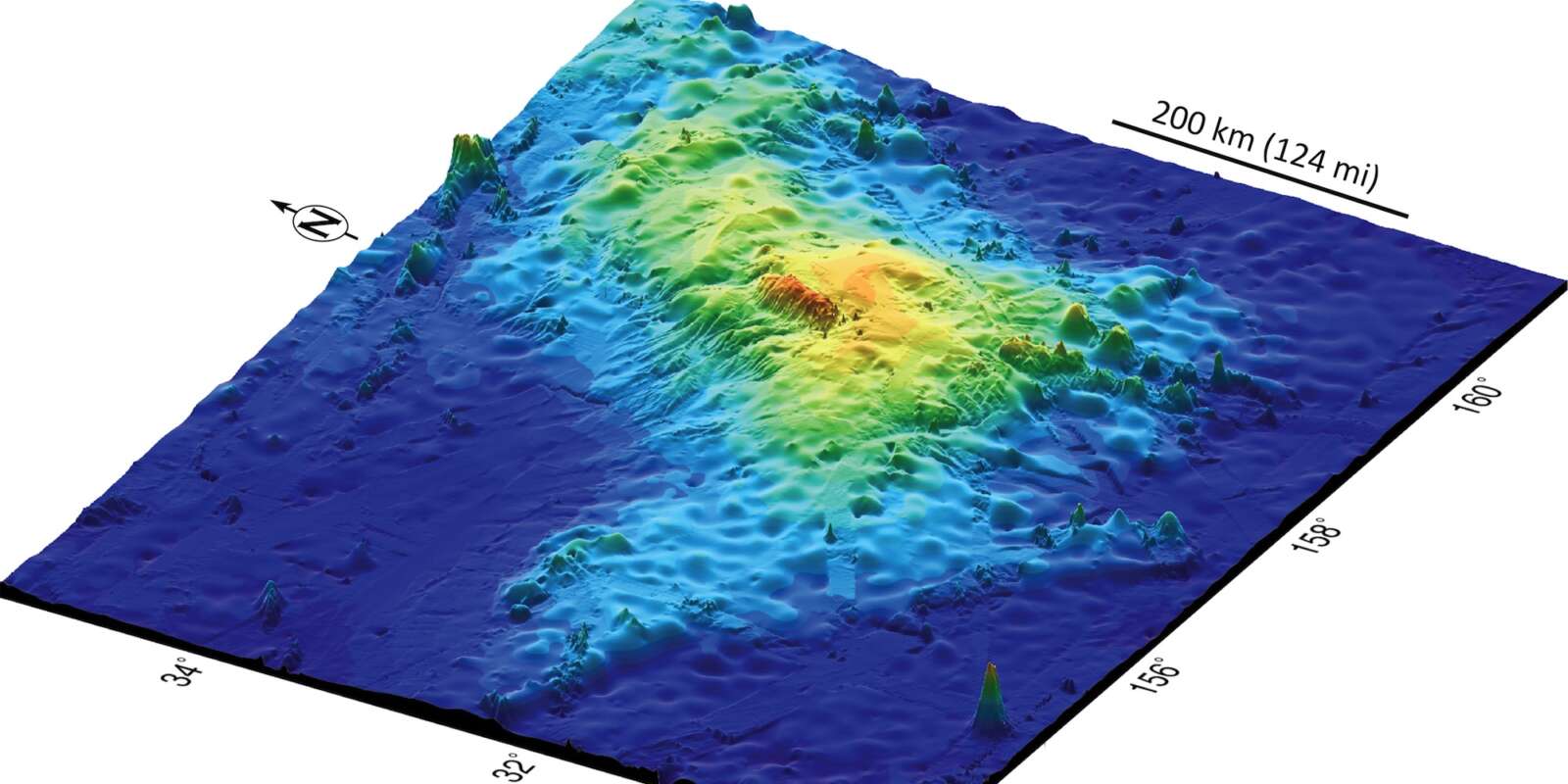 Vulcão subaquático Maciço de Tamu