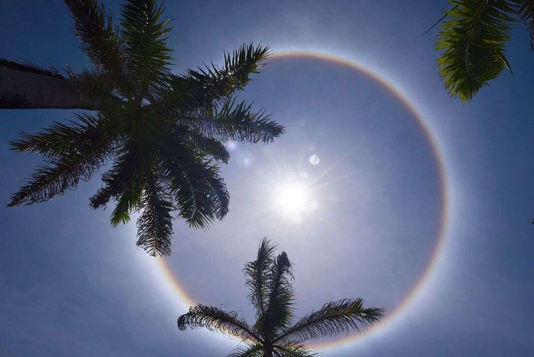 Halo Solar impressiona moradores em Goiás; entenda o fenômeno, Goiás