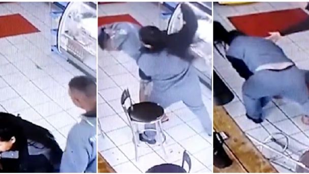 Frentista revidou assédio e bateu em homem que lhe passou a mão