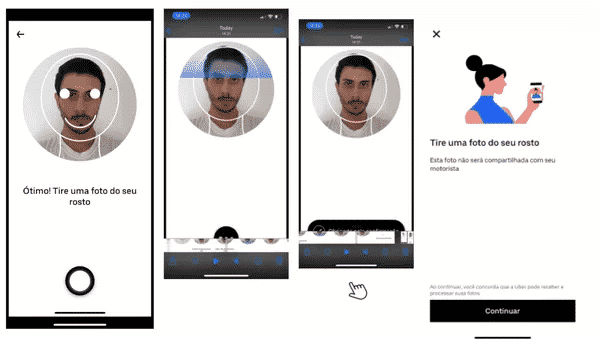 Passageiro do Uber que realizar pagamento com dinheiro terá que tirar selfie para solicitar corrida