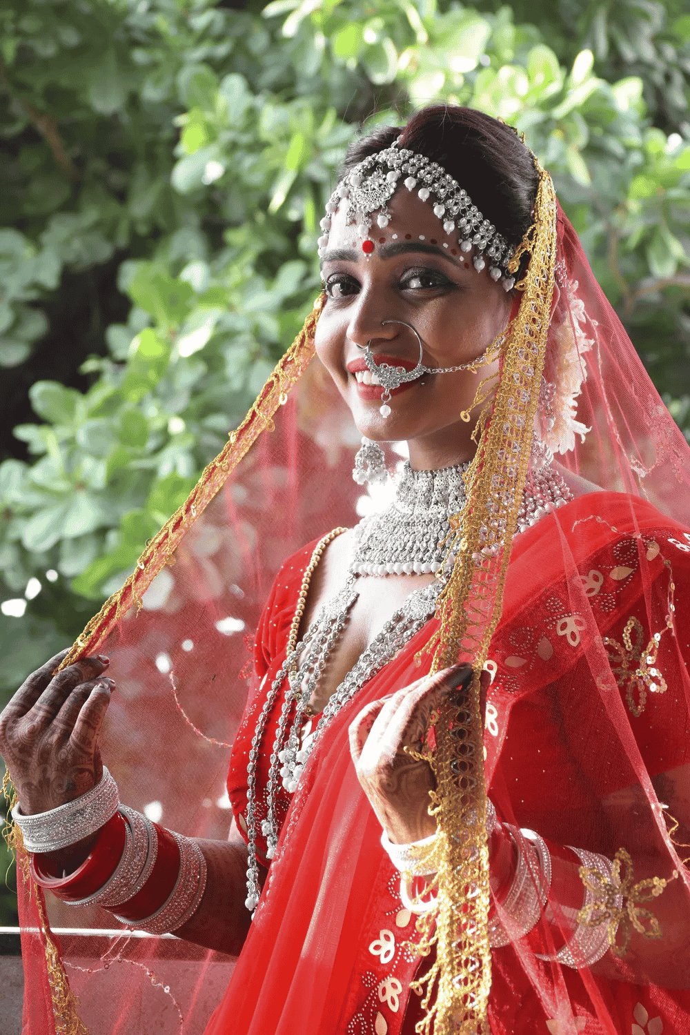 Kshama Bindu em casamento solo na índia
