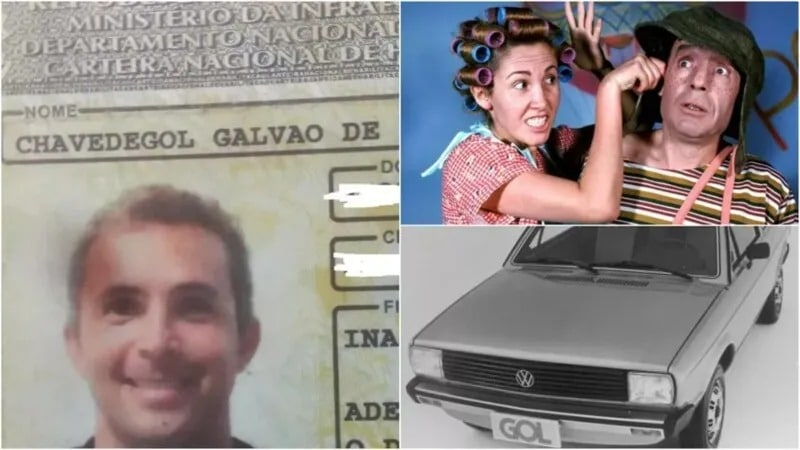 Jardineiro Chavedegol Galvão foi nomeado a partir da união de nomes de seriado e carro