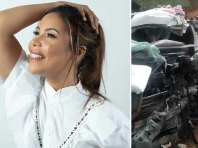 Amanda Wanessa acidente de carro