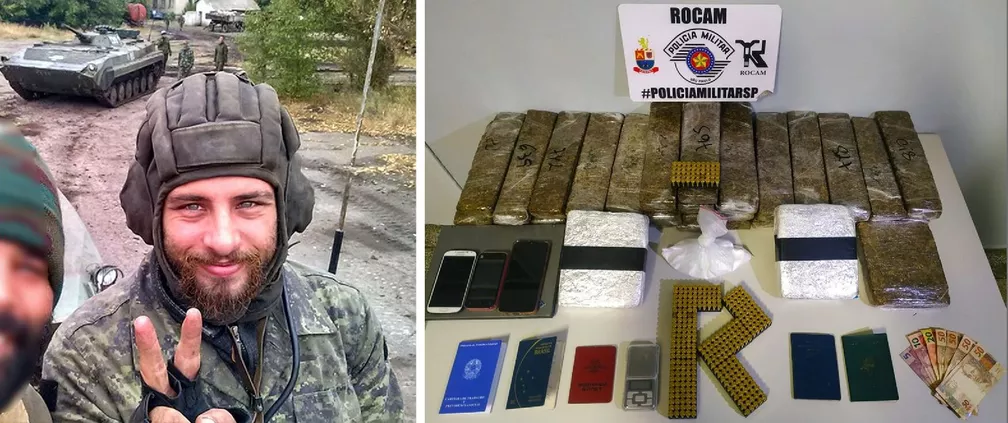 Brasileiro que lutou contra Ucrânia segue preso em SP