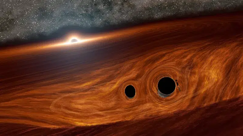 Quatro buracos negros supermassivos estão prestes a se chocar