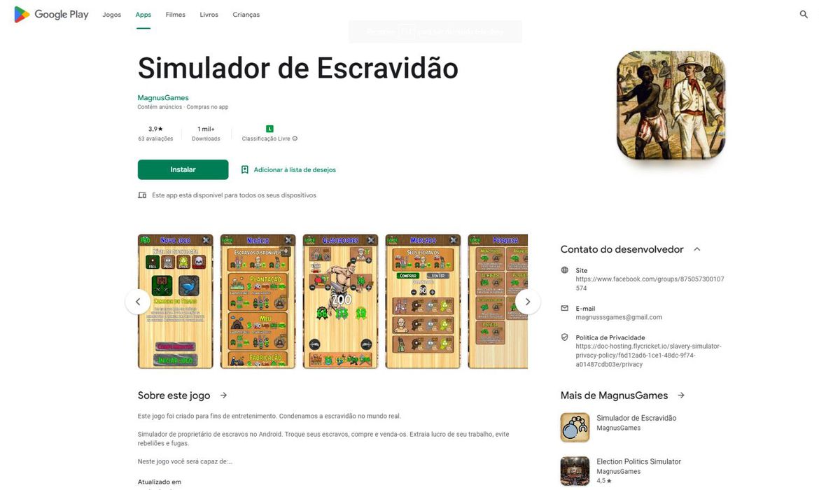 Google retira da Play Store jogo polémico chamado “Simulador de