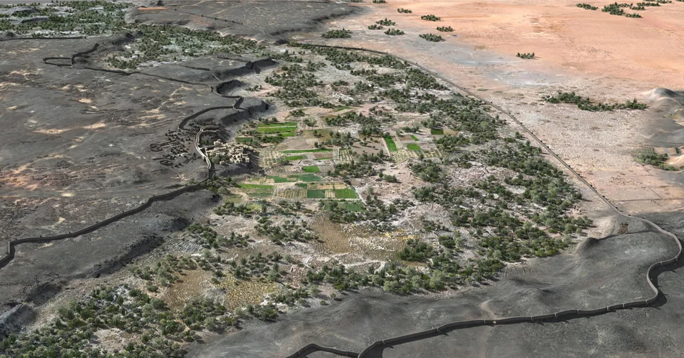 Enorme “oásis murado” de 4 mil anos é descoberto na Arábia Saudita