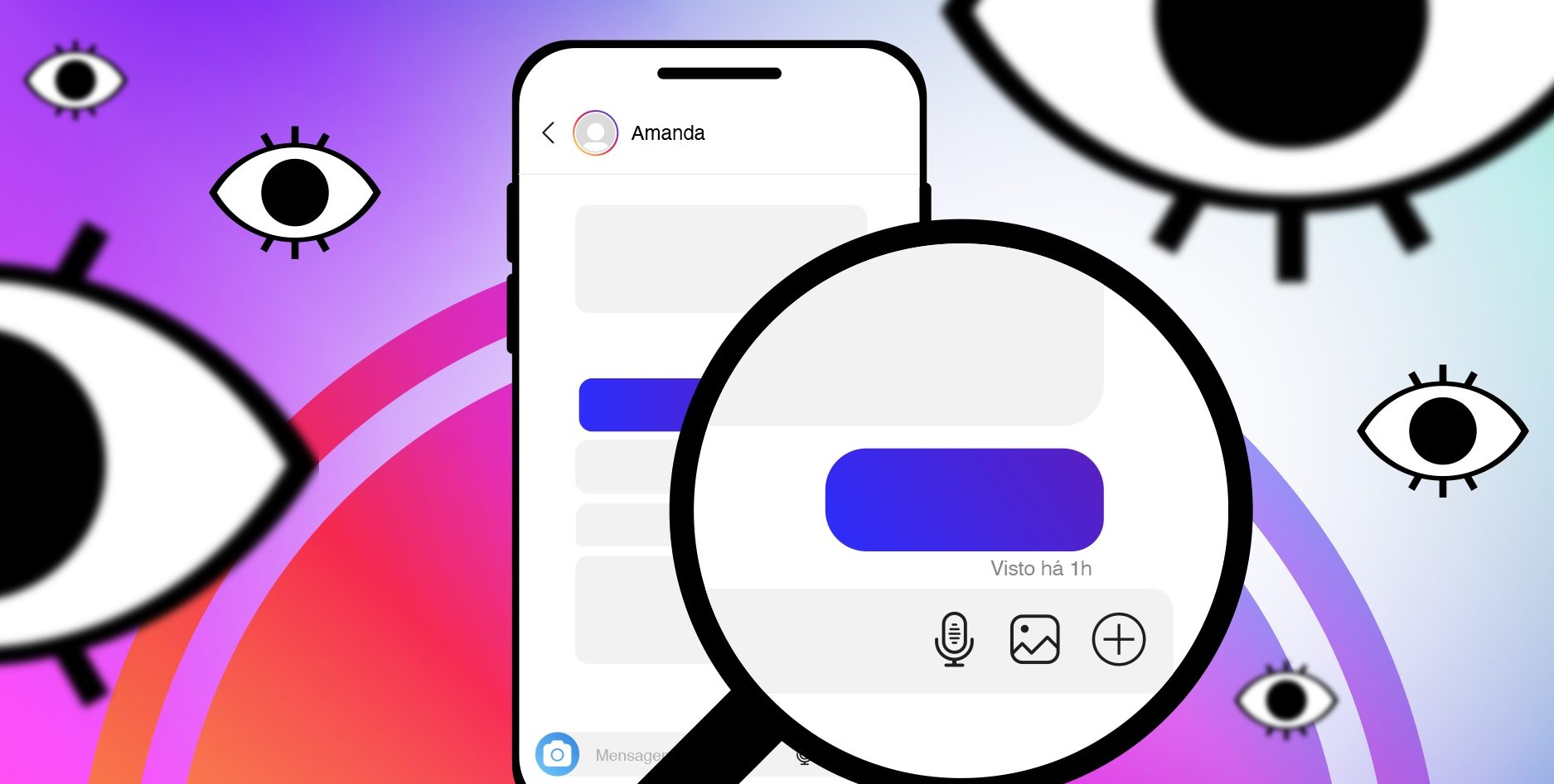Como ver uma mensagem no Instagram sem aparecer como visualizada?
