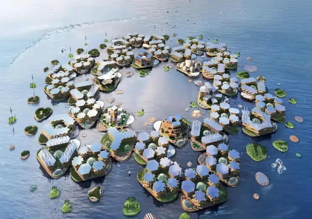Coreia do Sul apresenta cidade flutuante como solução para o aumento do nível do mar