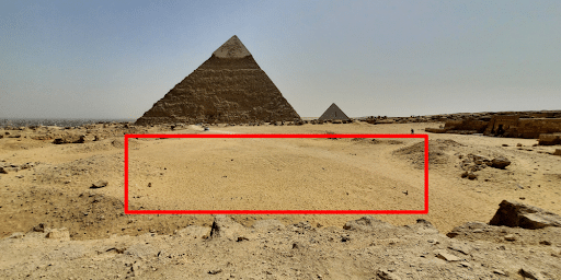 Estrutura soterrada é detectada em cemitério das Pirâmides de Gizé
