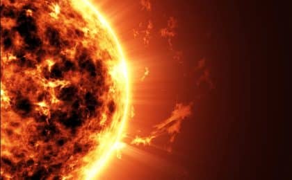 Se não há oxigênio no espaço, como o sol queima?