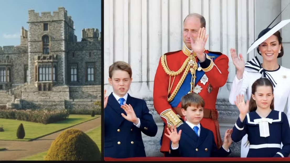 Bandidos mascarados invadiram o Castelo de Windsor enquanto Príncipe William e Kate Middleton estavam dormindo